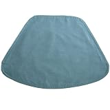 Blue Denim Wedge-Shaped Placemat for Round Tables