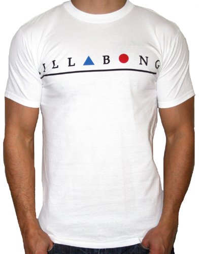 BILLABONG Mens Surf Snowboard Wakeboard Skate T Shirt Tee Top White