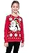 Disney Girls Minnie Mouse Holiday Print Sweatshirt