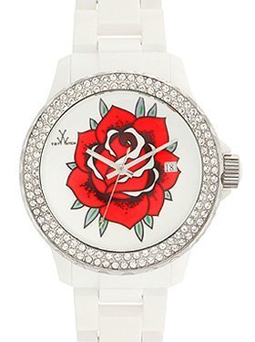 Toy Watch Tattoo Color - Rose White Unisex watch #TF10WH