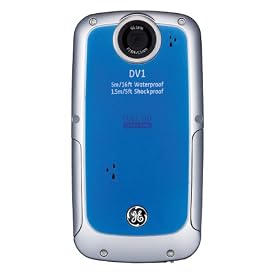 Click here to buy GE Active DV1-AB with 4 x Digital Zoom 2.5 LCD Screen, Aqua Blue by GE.