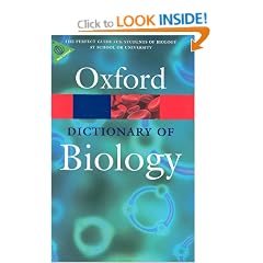 A Dictionary of Biology (Oxford Paperback Reference)
