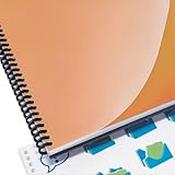 GBC Designer Premium Plus View Presentation Binding Covers, Square Corners, Frost, 25 Pieces Per Box (2514499)