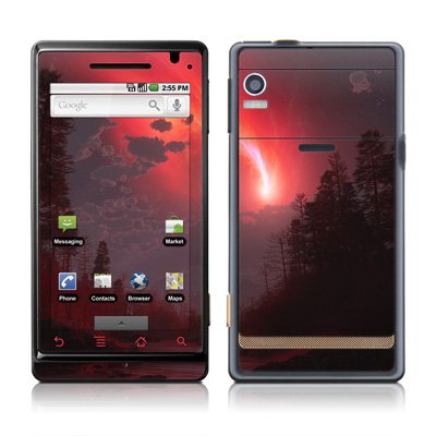 Red Harbinger Design Protective Skin Decal Sticker for Motorola Droid Cell Phone