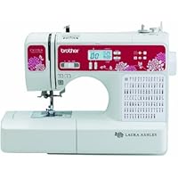 Laura Ashley Limited Edition CX155LA Computerized Sewing & Quilting Machine with Built-in Font for Basic Monogramming