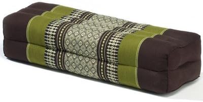 My Zen Home Long Pillow, Sage/Brown by My Zen Home