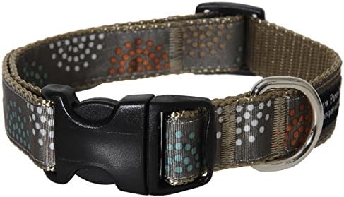 Paw Paws USA City Slicker Fireworks Dog Collar, Large, Multicolored
