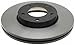 ACDelco Silver 18A350A (19287191) Non-Coated Front Disc Brake Rotor