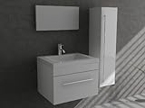 Badezimmermöbel / Mika-600-weiss / Badmöbel / Waschtisch / Gäste-WC Möbel / Einrichtung für´s Badezimmer