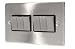 Kitchen & Housewares : SATIN CHROME 6 GANG 2 WAY 6 AMP LIGHT SWITCH  C310BCB