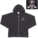 Georgia Bulldogs NCAA 2008 Sugar Bowl Hoody for Women (Black)