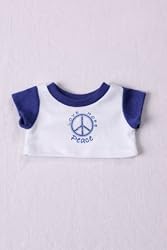 Love, Hope, Peace T-Shirt fits Webkinz, Shining Star and 8" - 10" Make Your Own Stuffed Animals