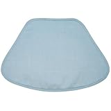 Lagoon Blue Shantung Wedge-Shaped Placemat for Round Tables