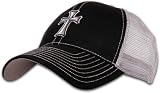 Cap - Cross Black Mesh