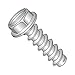#14 x 1 1/4" Type B Self-Tapping Screws/Slotted/Hex Washer Head/18-8 Stainless Steel (Carton: 1,000 pcs)