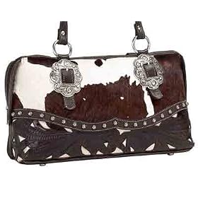 American West Prairie Rose Zip-Around East-West Tote