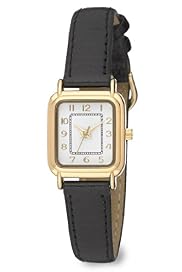 Rectangular Face Classic Strap Watch