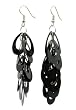 Earrings - E373 - Sequin Dangle - Pucci ~ Black