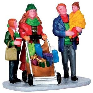 Lemax Village Collection Christmas Shopping with Mom and Dad #32152