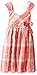 Bonnie Jean Girls' Coral Seersucker Plaid Dress