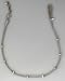 Gold Necklace Chocker (7.0 GR) 1/2 K of G.V.V.S. Diamond set on a14k White Gold Triple Chian Chocker Made in Italy