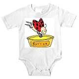 Onesie with ladybug, bug, ladybird, butterfly, insect