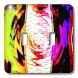 41m33V7IstL.SL160JosFauxtographeeAbstractComputorKeyboardTwirledandcoloredinNeonGreen,Pink,Red,YellowandPurpleLightSwitchCoversdoubletoggleswitch