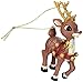 Enesco Gold Accent Jim Shore Rudolph Ornament, 3.25 Inches