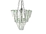 Lamp Mini Bottle Chandelier, Chrome, 30 cm