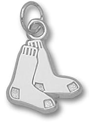 Boston Red Sox Pair of Sox Logo Pendant Sterling Silver