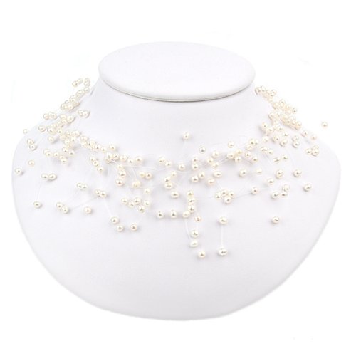 Willow Pearls White Freshwater Pearl Necklace