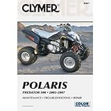 CLYMER REPAIR SERVICE MANUAL POLARIS PREDATOR 500 03-07 by CLYMER