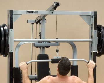 Powerline PLA144X Lat Row Accessory for PSM144X PowerLine Smith Machine