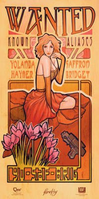 (12x24) Serenity Movie Firefly Les Femmes Saffron Poster Print