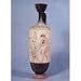 Thanatos painter (Hypnos and Thanatos embed a dead (Lekythos D 56)) Art Poster- 11x17 custom fit wit