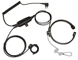 Review Radiopro EMP4776CM1 / Motorola throat mic with acoustic tube earbud and 2 x ptt options
