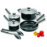 Cook N Home 10 Piece Aluminum Non Stick Cookware Set