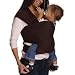 Moby Wrap Original 100% Cotton Solid Baby Carrier, Chocolate