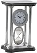 Vintage Desk Clock, Silver
