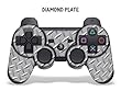 Protective Skin for Playstation 3 Remote Controller - Diamondplate Silver