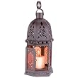 Amber Glass Moroccan Lantern