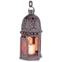 Amber Glass Moroccan Lantern
