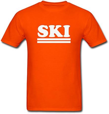 Ski Two Lines,Cotton Printed T-Shirts Birthday Gift for Him for Her XXL