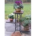 4D Concepts 3 - tier Plant Stand with Slate Top