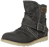 Tom Tailor Red Deer low boot 515650013084, Damen Stiefel, Grau (dark grey 84), EU 42