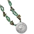 .925 Silver, Turquoise, Wood & Pearl Necklace- 18+ IN