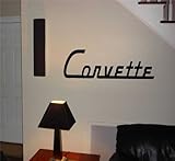 garage logos-GARAGE WALL CHEVROLET CORVETTE LOGO STICKER 16