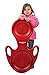 Lucky Bums Plastic Torpedo Sled, Red