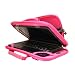 Acer Aspire One AOA150-1126 8.9-Inch Netbook CaseCrown Double Memory Foam Netbook Case with Shoulder Strap (Spicy Pink Faux Alligator Skin)