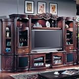 Parker House Kensington Collection Expandable TV Stand and Entertainment Wall System - 6pc